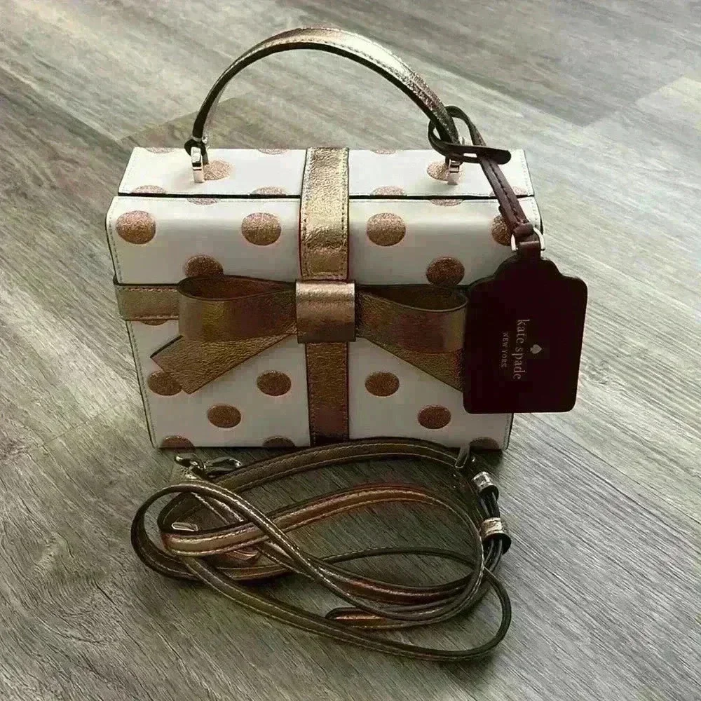 kate spade Wrapping Party Dot Gift Box Crossbody Bag - Picture 8 of 16